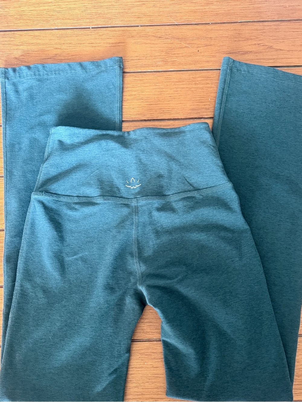Beyond Yoga Teal Boot Cut Flare Leggings Small